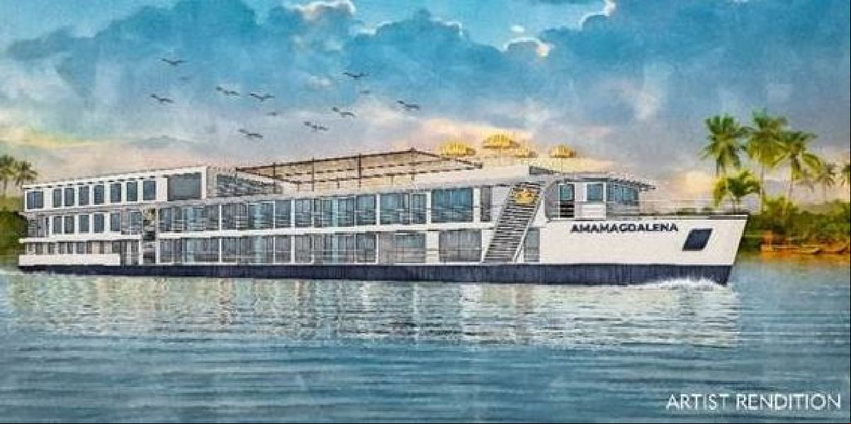AmaWaterways apresenta detalhes dos novos navios que vão navegar pelo rio Magdalena, na Colômbia